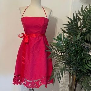 NWT BETSEY JOHNSON VINTAGE TABLECLOTH HEM DRESS 8